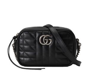 Buy Gucci GG Marmont Leather Camera Bag Shoulder Bag Crossbody Bag Mini Women's Black at Sasom – Authentic and Ready to Ship