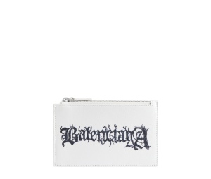 Buy Balenciaga Cash Large Long Coin And Card Holder DIY Metal White at Sasom – Authentic and Ready to Ship