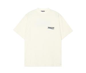 Buy Balenciaga Political Campaign T-Shirts Men Beige at Sasom – Authentic and Ready to Ship