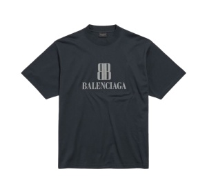 Buy Balenciaga Nano BB T-Shirt Medium Fit Black Faded at Sasom – Authentic and Ready to Ship