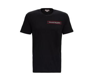 Buy Alexander McQueen Logo Patch Crewneck T Shirt at Sasom – Authentic and Ready to Ship