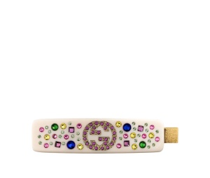 Buy Gucci Crystal Hair Clip With Interlocking G Ivory at Sasom – Authentic and Ready to Ship
