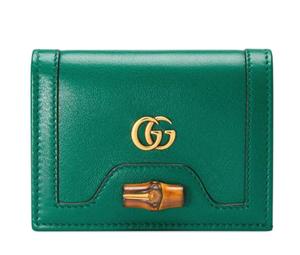 Buy Gucci Diana Leather Wallets Card Holders Women's Green at Sasom – Authentic and Ready to Ship
