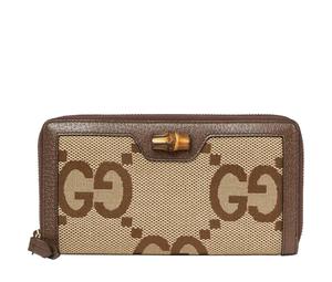 Buy Gucci Diana Canvas With Leather Canvas Bag Wallets Women's Ebony Wood With Camel And Multicolor Brown at Sasom – Authentic and Ready to Ship