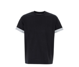 Buy Bottega Veneta Double Layer Striped Crewneck T-Shirt Black at Sasom – Authentic and Ready to Ship