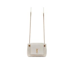 Buy SAINT LAURENT Nolita Diamond Pattern Sheepskin Shoulder Bag Crossbody Bag Mini Women's White at Sasom – Authentic and Ready to Ship