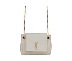 Buy Saint Laurent LE MONOGRAMMEnolita Sheepskin Shoulder Bag Crossbody Bag Mini Women's Vintage White at Sasom – Authentic and Ready to Ship