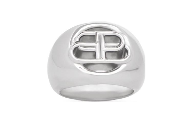 SASOM | accessories Balenciaga Bb Signet Ring Check the