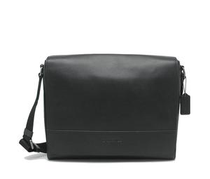 Buy Coach Leather Messenger Bag Shoulder Bag Crossbody Bag Large Size Men's Black at Sasom – Authentic and Ready to Ship