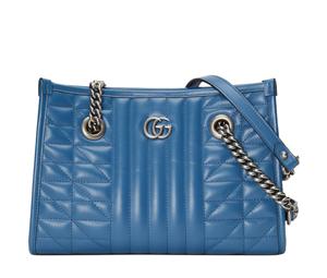 Buy Gucci GG Marmont Leather Tote Bag Shopping Bag Crossbody Bag Shoulder Bag Women's Blue at Sasom – Authentic and Ready to Ship