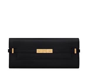 Buy Saint Laurent Leather Clutch Women's Black at Sasom – Authentic and Ready to Ship
