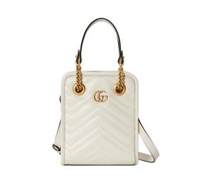 Buy Gucci Marmont Leather Tote Bag Shopping Bag Handbag Shoulder Bag Crossbody Bag Mini Women's White at Sasom – Authentic and Ready to Ship