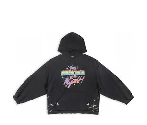 Buy Balenciaga Women's 90/10 Small Fit Hoodie Black/Multi at Sasom – Authentic and Ready to Ship
