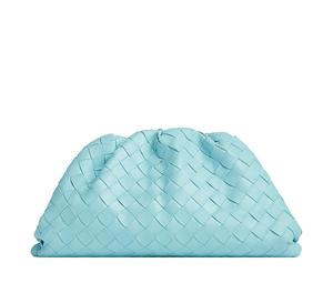 Buy Bottega Veneta POUCH Cloud Bag Lambskin Clutch Regular Women's Blue at Sasom – Authentic and Ready to Ship