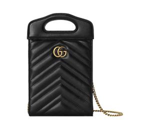 Buy Gucci GG Marmont Leather Shoulder Bag Crossbody Bag Handbag Mini Women's Black at Sasom – Authentic and Ready to Ship