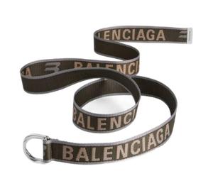 Buy Balenciaga Polyester Leather Belts Men's Dark Green Width 3.5CM at Sasom – Authentic and Ready to Ship