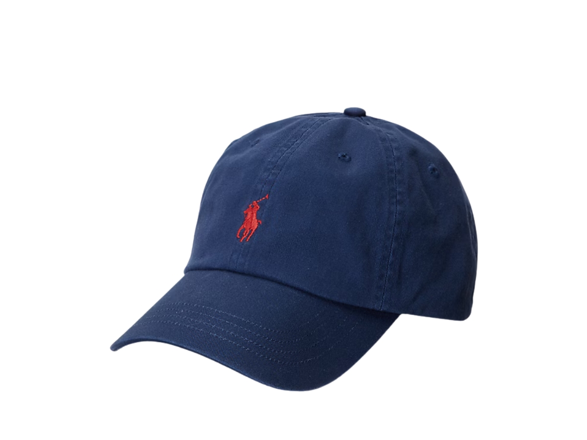 Buy Polo Ralph Lauren The Iconic Cotton Chino Ball Cap Navy at Sasom – Authentic and Ready to Ship