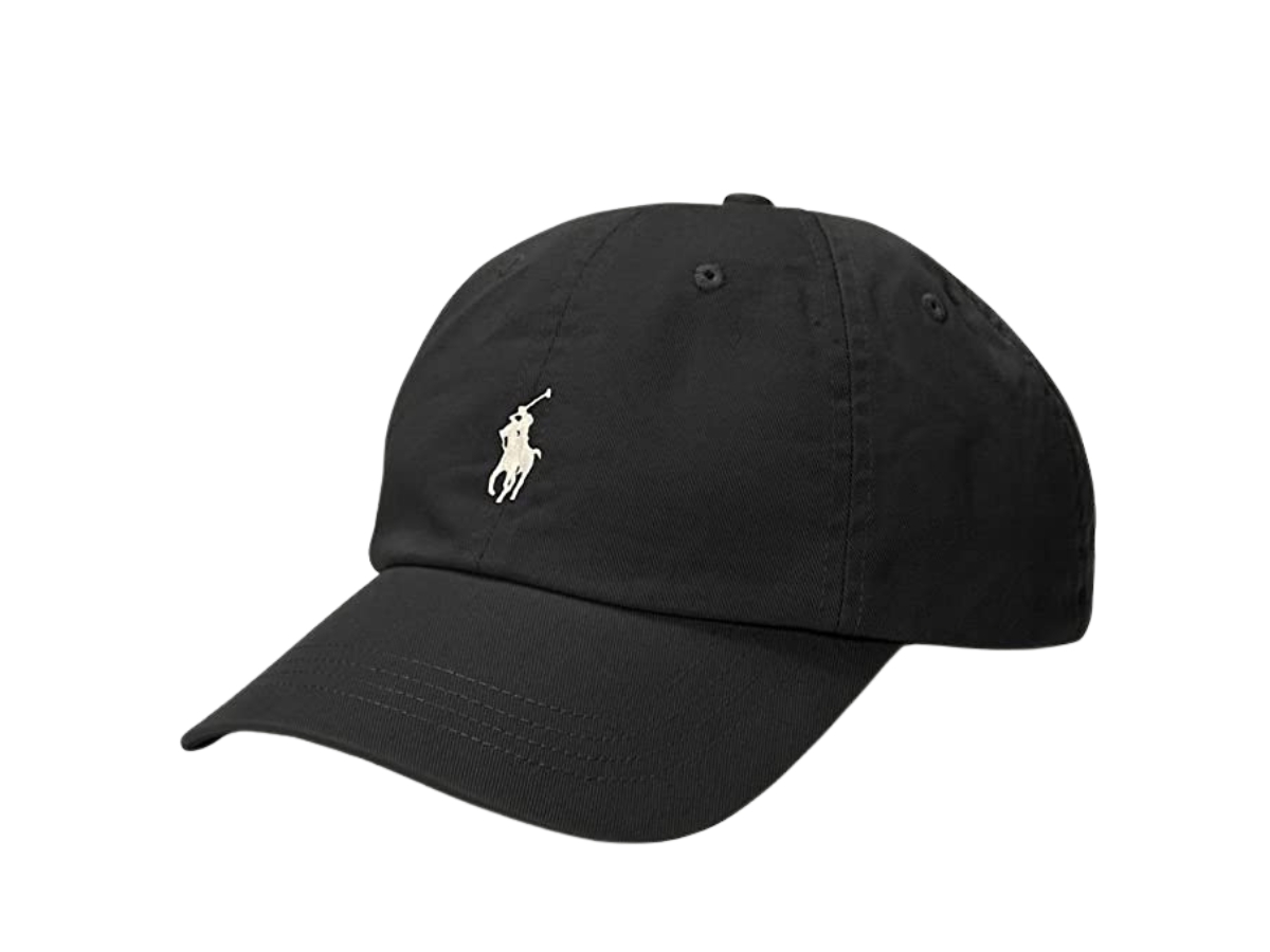 Buy Polo Ralph Lauren The Iconic Cotton Chino Ball Cap Black at Sasom – Authentic and Ready to Ship