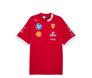 Buy Puma Scuderia Ferrari 2025 Drivers Tee Red at Sasom – Authentic and Ready to Ship