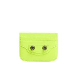 Buy Balenciaga Le Cagole Card Holder Neon Green at Sasom – Authentic and Ready to Ship