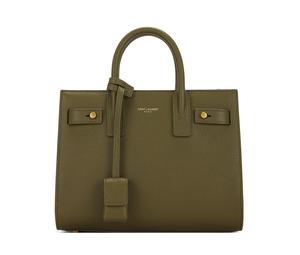 Buy Saint Laurent SAC DE JOUR Cow Leather Shoulder Bag, Crossbody Bag, Handbag Women's Dark Green at Sasom – Authentic and Ready to Ship