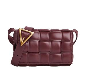 Buy Bottega Veneta Padded Cassette Lambskin Shoulder Bag Crossbody Bag Small Size Women's Barolo Red at Sasom – Authentic and Ready to Ship