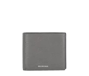 Buy Balenciaga BB Monogram Box Wallet Gray at Sasom – Authentic and Ready to Ship