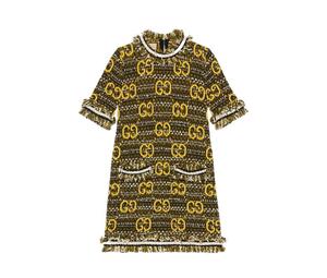 Buy Gucci Jacquard G Monogram Wool Dress at Sasom – Authentic and Ready to Ship