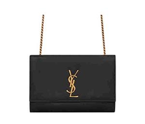 Buy SAINT LAURENT KATE Cow Leather Double Sided Chain Crossbody Bag Shoulder Bag Women's Black at Sasom – Authentic and Ready to Ship