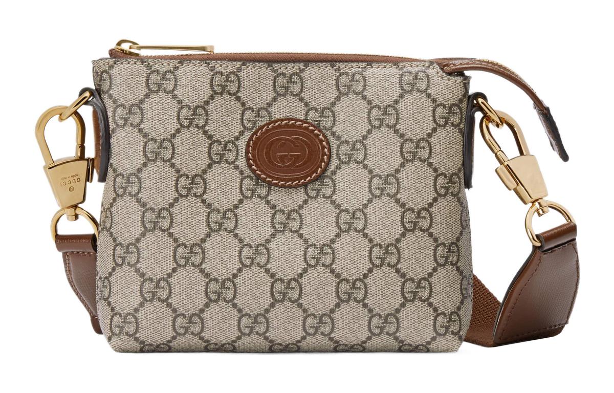 GUCCI｜SHOULDER BAGS (723306 92THG 8563) SASOM | bags Gucci GG Canvas With Leather Trim Shoulder Bag
