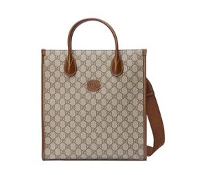 Buy Gucci Interlocking Canvas With Leather Shoulder Bag Crossbody Bag Handbag Men's Ebony & Brown at Sasom – Authentic and Ready to Ship