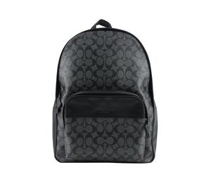 Buy Coach Houston Canvas With Leather Backpack Medium Size Men's Charcoal Black at Sasom – Authentic and Ready to Ship