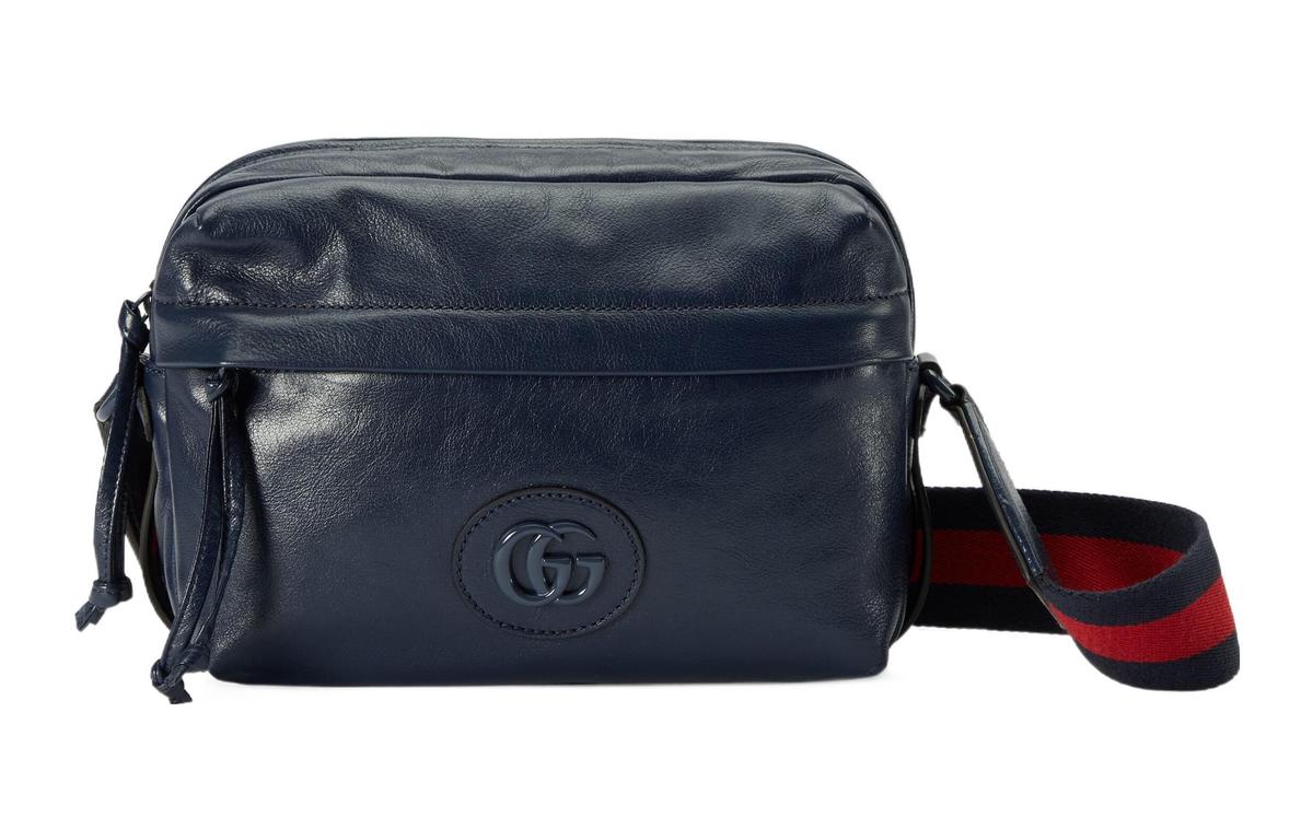 GUCCI|CROSSBAGS (725696 AABDH 4144) SASOM | bags Gucci Double G Leather Messenger Bag Shoulder