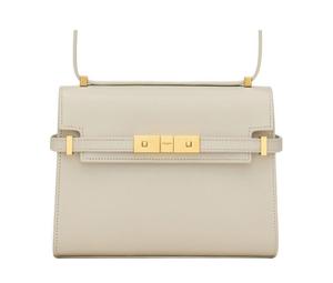 Buy SAINT LAURENT SL MANHATTAN Cow Leather Shoulder Bag Crossbody Bag Mini Women's Vintage White at Sasom – Authentic and Ready to Ship