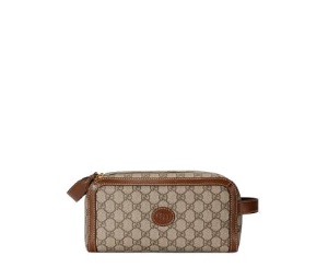 Buy Gucci Interlocking G Toiletry Bag Brown  Ebony at Sasom – Authentic and Ready to Ship