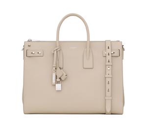 Buy Saint Laurent SAC DE JOUR Calfskin Shoulder Bag, Crossbody Bag, Handbag Regular Men's Beige at Sasom – Authentic and Ready to Ship