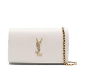 Buy Saint Laurent KATE Cow Leather Crossbody Bag, Shoulder Bag Women's Ivory at Sasom – Authentic and Ready to Ship