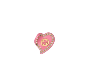 Buy Gucci Heart Interlocking G Hair Clip Pink Gold at Sasom – Authentic and Ready to Ship