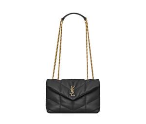 Buy SAINT LAURENT PUFFER Lambskin Portable Crossbody Bag Shoulder Bag Mini Women's Black at Sasom – Authentic and Ready to Ship