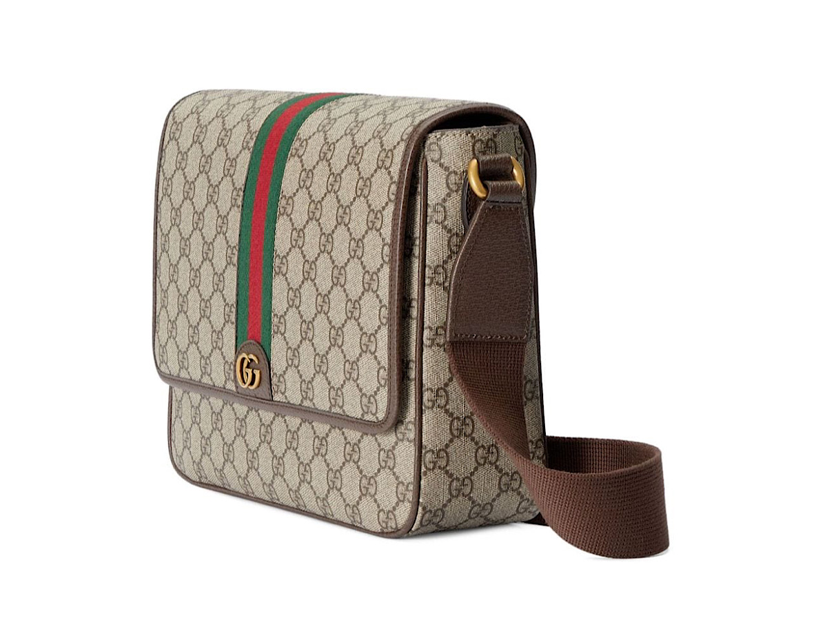 SASOM กระเป๋า Gucci Medium Ophidia Gg Supreme Messenger Bagbeige
