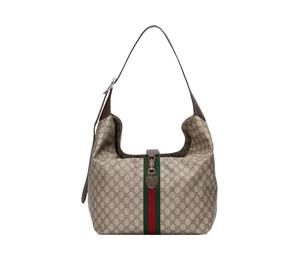 Buy Gucci Jackie 1961 Canvas With Leather Crescent HOBO Canvas Bag, Shoulder Bag Unisex at Sasom – Authentic and Ready to Ship
