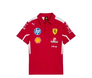 Buy Puma Scuderia Ferrari F1 Puma 2025 Team Polo Red White at Sasom – Authentic and Ready to Ship