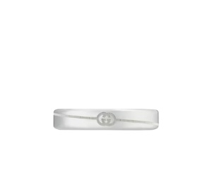 Buy Gucci Diagonal Interlocking G Thin Ring Silver at Sasom – Authentic and Ready to Ship