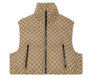 Buy Gucci GG Canvas Padded Vest Beige (W) at Sasom – Authentic and Ready to Ship