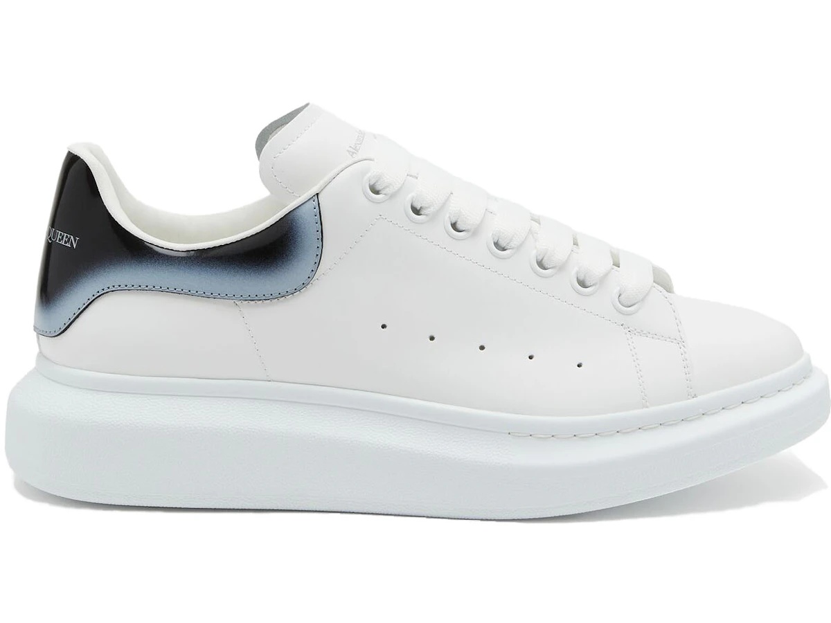 SASOM รองเทา Alexander McQueen Oversized White Black Fade เชคราคาลาสด