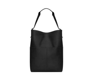 Buy Saint Laurent PARIS Leather Tote Bag Shopping Bag Shoulder Bag Handbag Large Size Men's Black at Sasom – Authentic and Ready to Ship