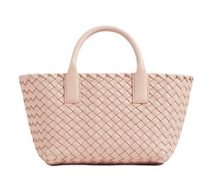 Buy Bottega Veneta CABAT Sheepskin Tote Bag Shopping Bag Handbag Mini Women's Lotus Pink at Sasom – Authentic and Ready to Ship