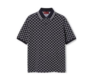 Buy Gucci All Over Monogrammed Collared Polo Shirt at Sasom – Authentic and Ready to Ship