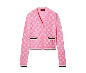 Buy Gucci Gg Intarsia Knit Cardigan at Sasom – Authentic and Ready to Ship