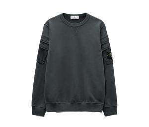 Buy STONE ISLAND Sweatshirts Unisex Lead Gray at Sasom – Authentic and Ready to Ship
